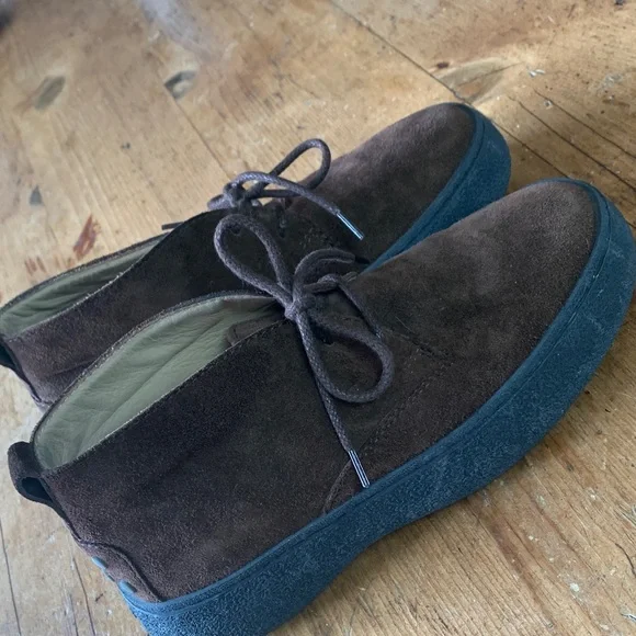 Tods Men's Brown Suede Desert Boots - Picture 10 of 16